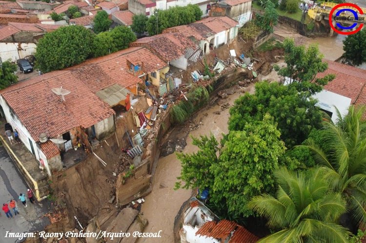 Municípios cearenses foram severamente afetados pela s ultima chuvas