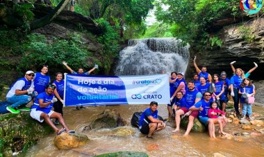 Ambiental Crato promoveu ações educativas e ambientais alusivas ao mês da água