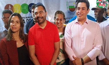 Santana do Cariri teve um final de semana bastante movimentado com inaugurações em vários distritos