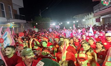 Eleições 2024; em tarrafas arrastão do 13 tem grande adesão popular e se transforma numa gigantesca anaconda