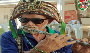 Em Crato, teve inicio na última quinta feira dia 5 o XVI encontro mestres do mundo no centro cultural do cariri Sérvulo Esmeraldo