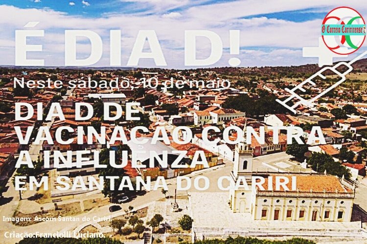Santana do Cariri realiza Dia D de Vacinação contra a Influenza neste sábado