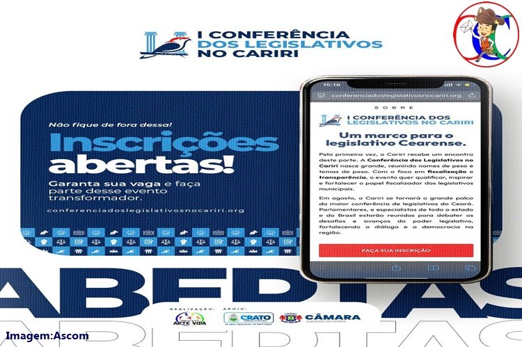 1ª Conferência dos Legislativos no Cariri abre inscrições com vagas limitadas