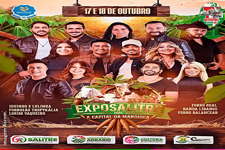 EXPO SALITRE 2025 JÁ PROMETE SER SUCESSO E TEM SUA PROGRAMAÇÃO DEFINIDA