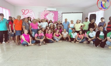 CRAS Sede Promove Encontro Especial em Homenagem ao Outubro Rosa com Grupo de Idosos