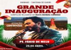 PADRE FÁBIO DE MELO É A GRANDE ATRAÇÃO NA INAUGURAÇÃO DO COMPLEXO RELIGIOSO DA BEATA BENIGNA CARDOSO