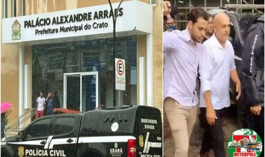 SEGUEM PRESOS VEREADOR E EMPRESÁRIOS EM OPERAÇÃO CONTRA FRAUDE NO SERVIÇO DE COLETA DE LIXO NO CRATO