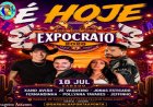 MAIS UMA NOITE BOMBÁSTICA DA EXPOCRATO COM ATRAÇÕES IMPERDÍVEIS