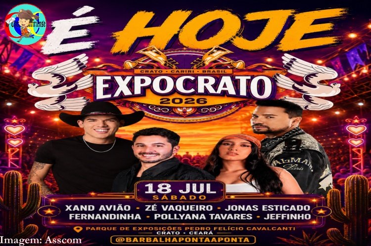 MAIS UMA NOITE BOMBÁSTICA DA EXPOCRATO COM ATRAÇÕES IMPERDÍVEIS
