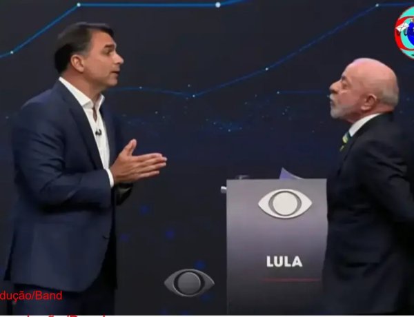 TROCA DE ACUSAÇÕES MARCARAM O DEBATE NA BAND ENTRE LULA E FLÁVIO